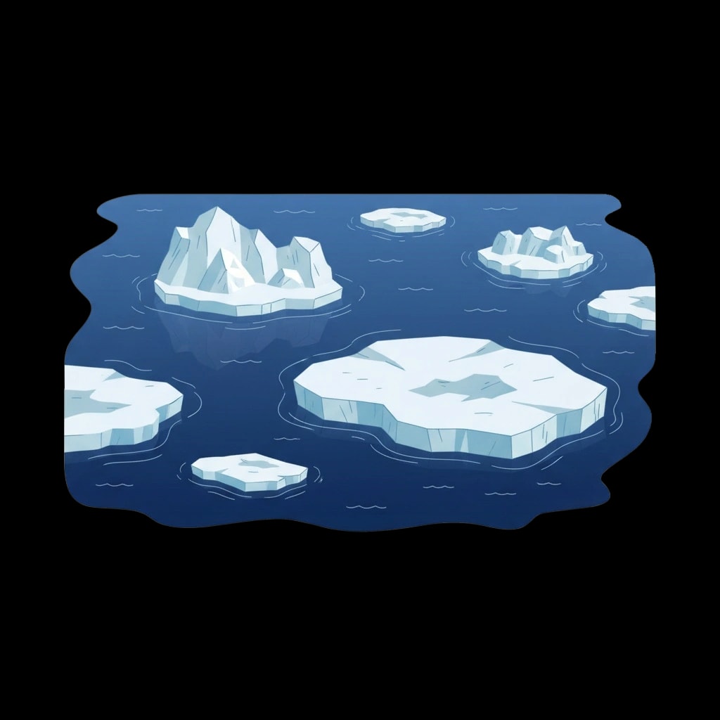 Drifting Ice Floes