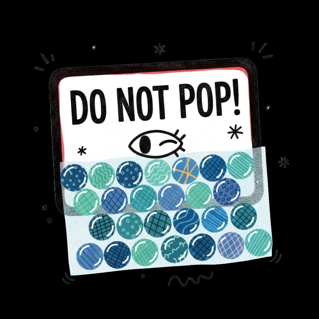 Tempting No Pop Sign