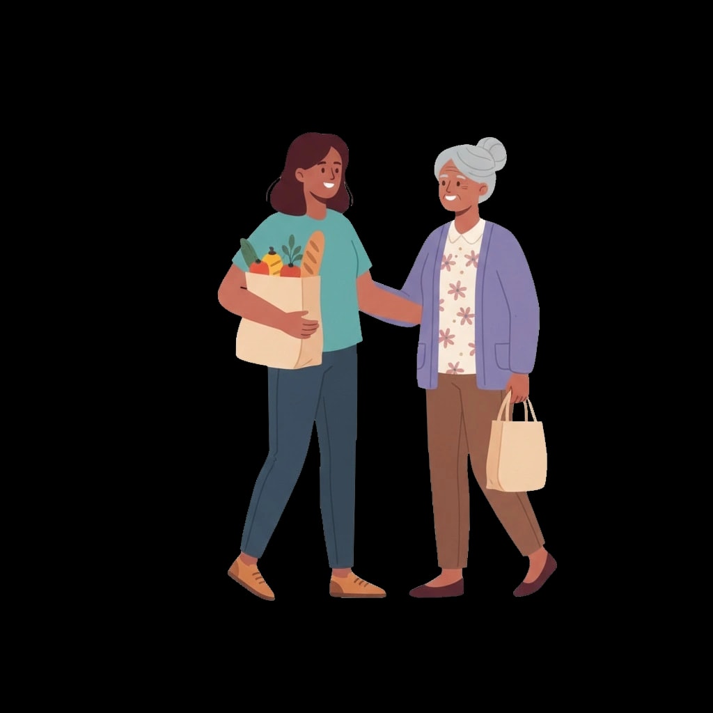 Helping an Elderly Neighbor