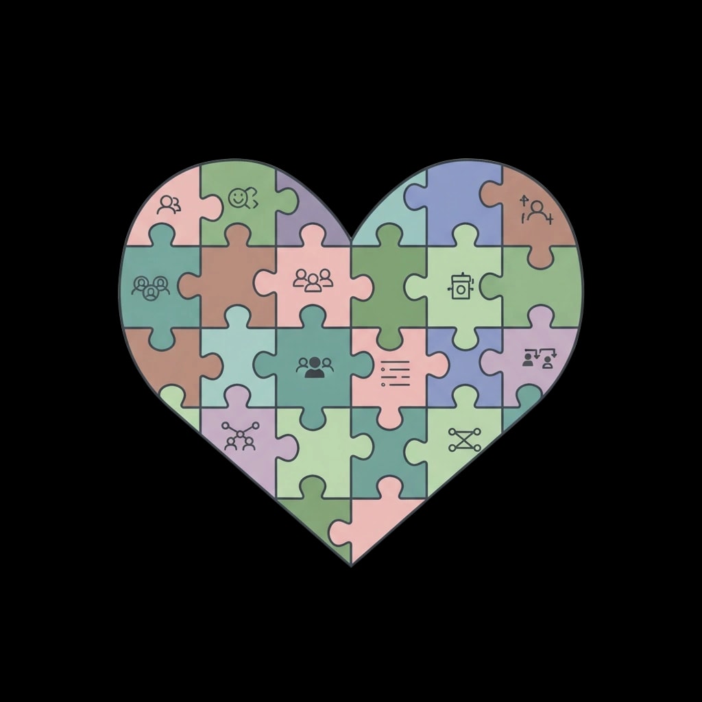 United Heart Puzzle