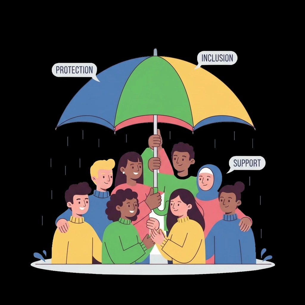 Shared Umbrella