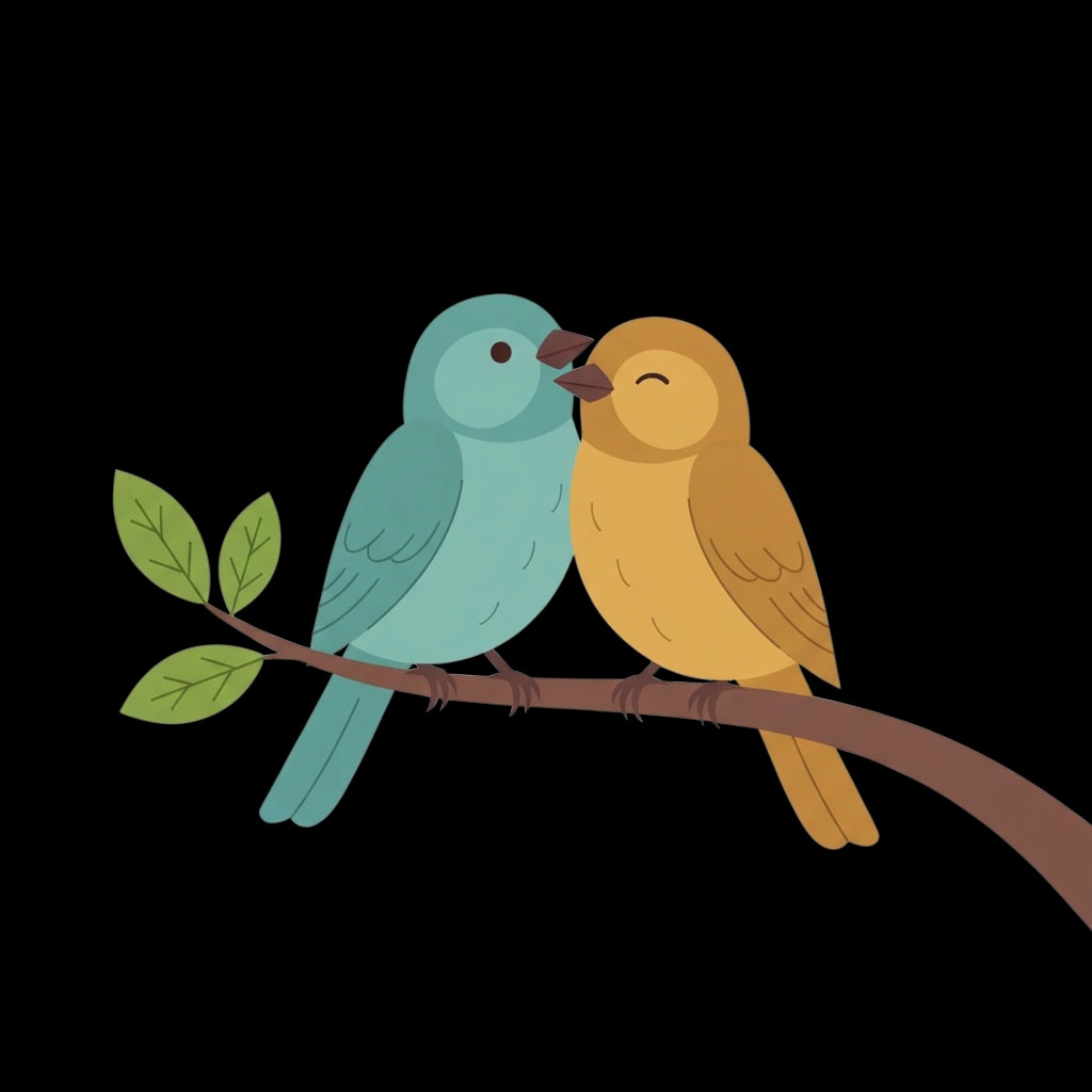 Affectionate Birds