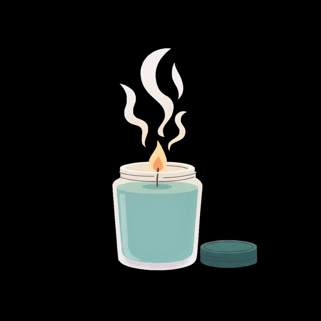 Flickering Scented Candle