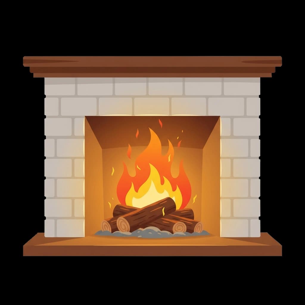 Cozy Fireplace Hearth