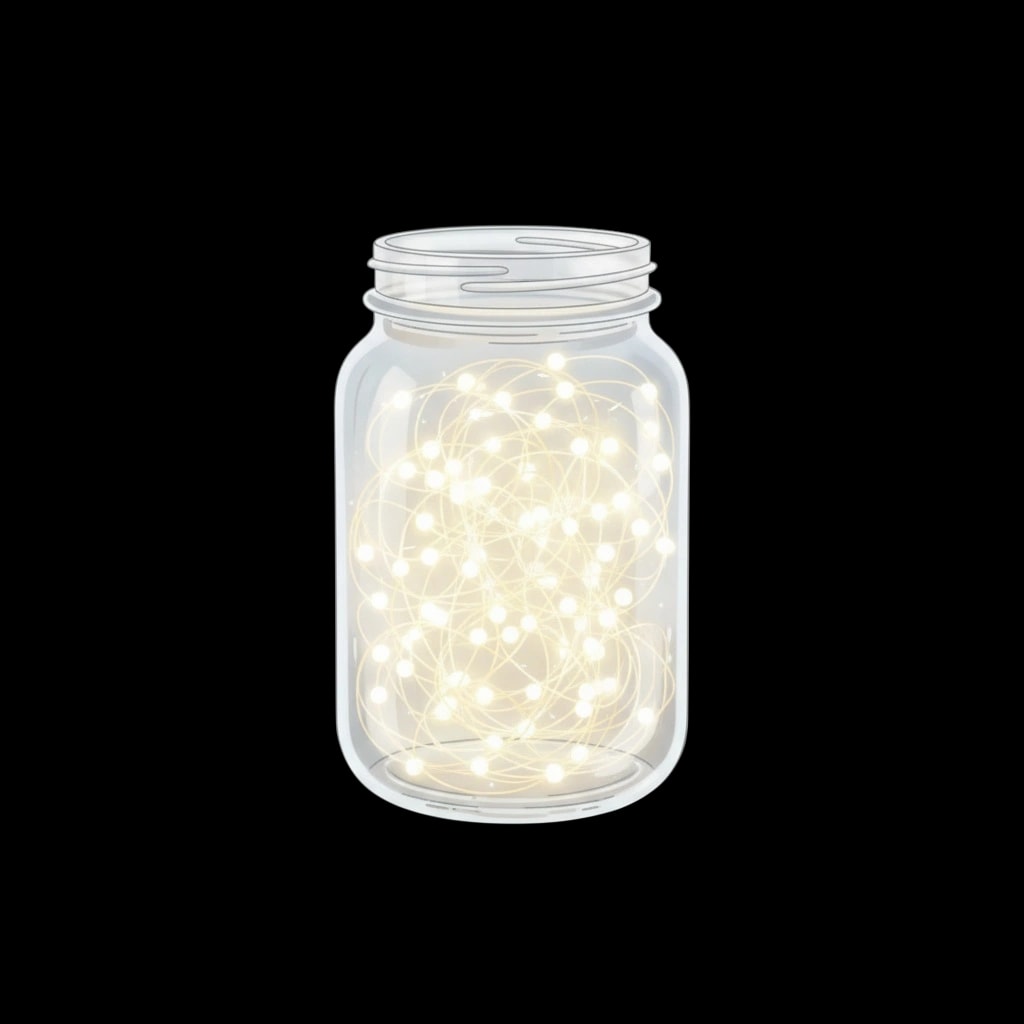Jar of Fairy Lights