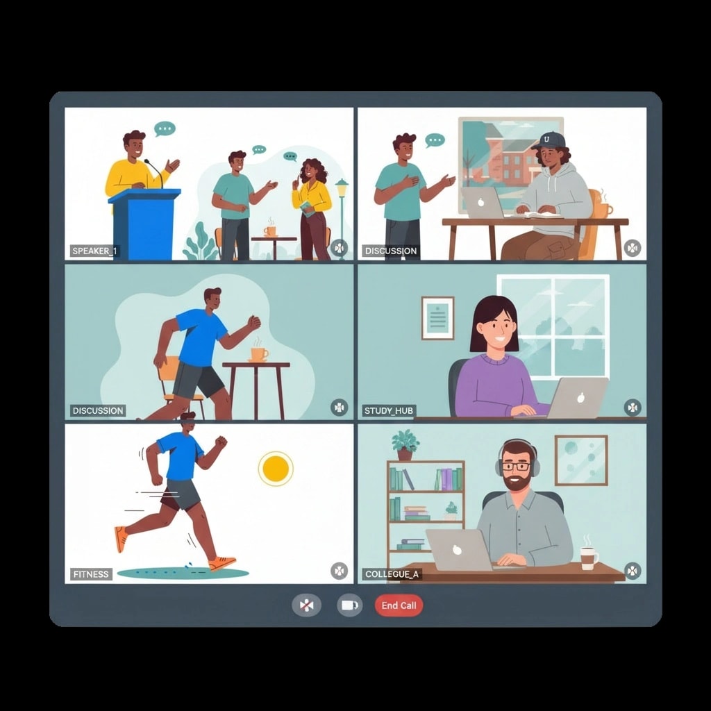 Virtual Team Meeting