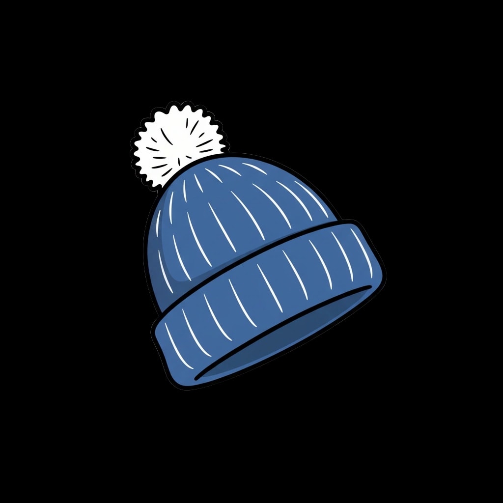 Blue Beanie