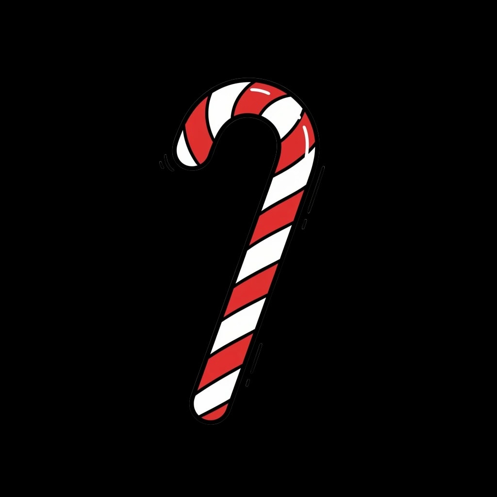 Striped Candy Cane