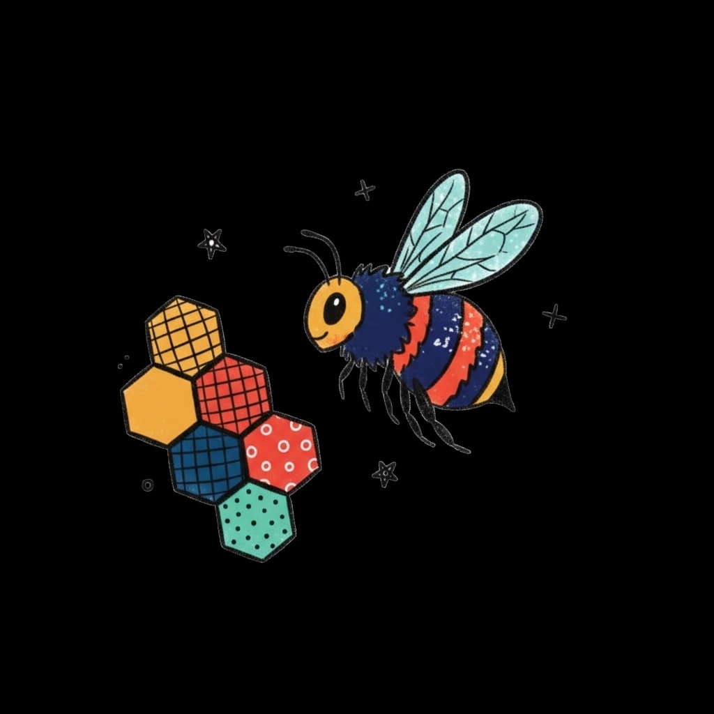 Bee and Honeycomb