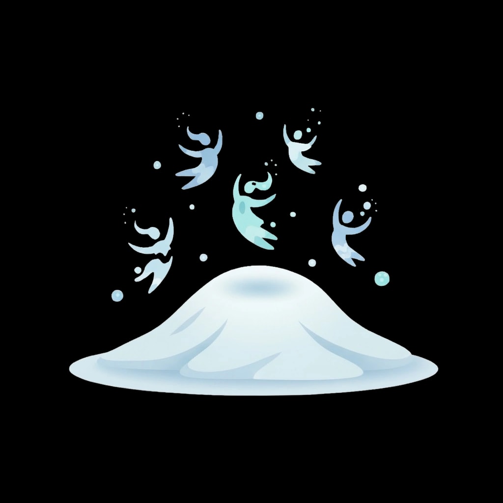 Dancing Forest Wisps