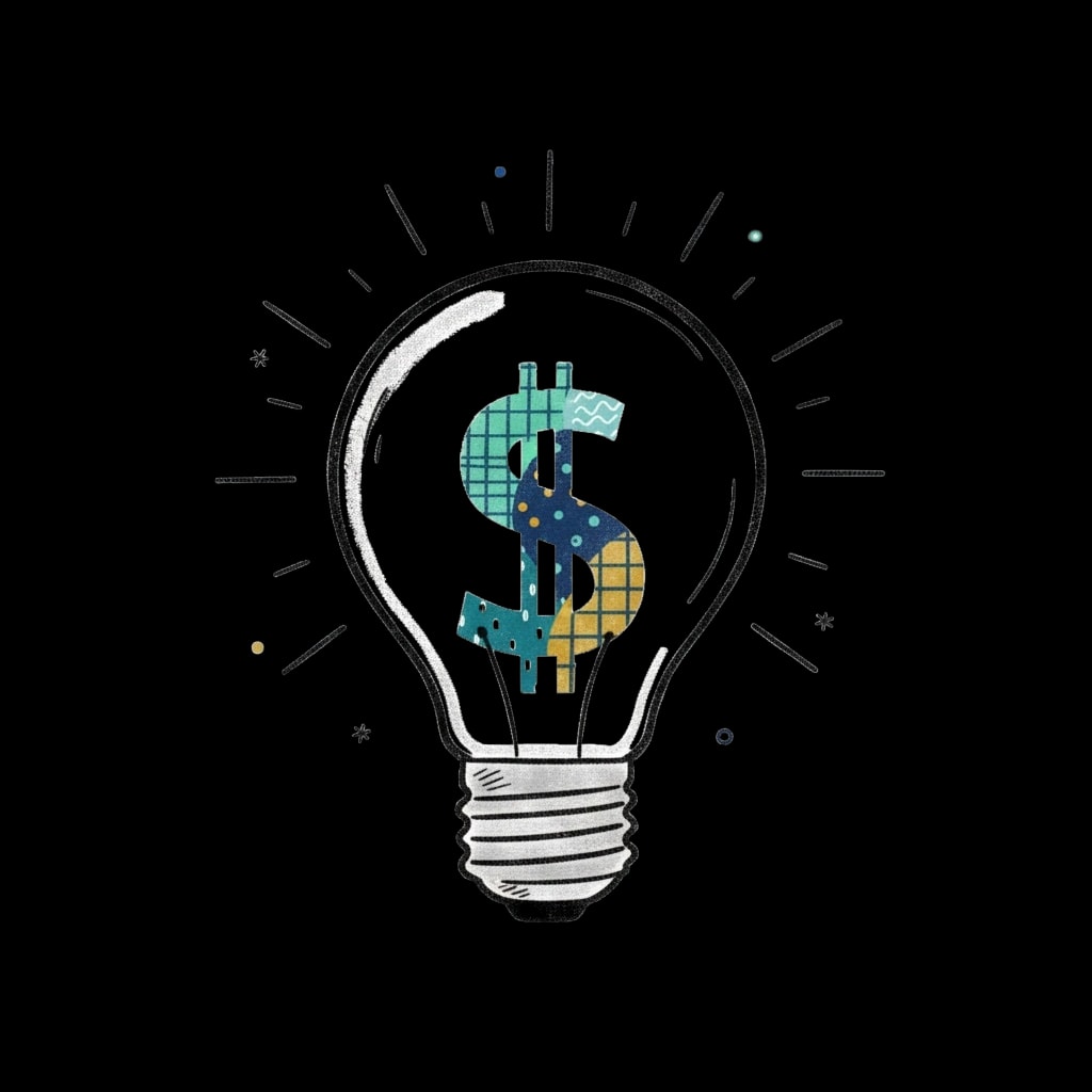 Financial Idea Lightbulb