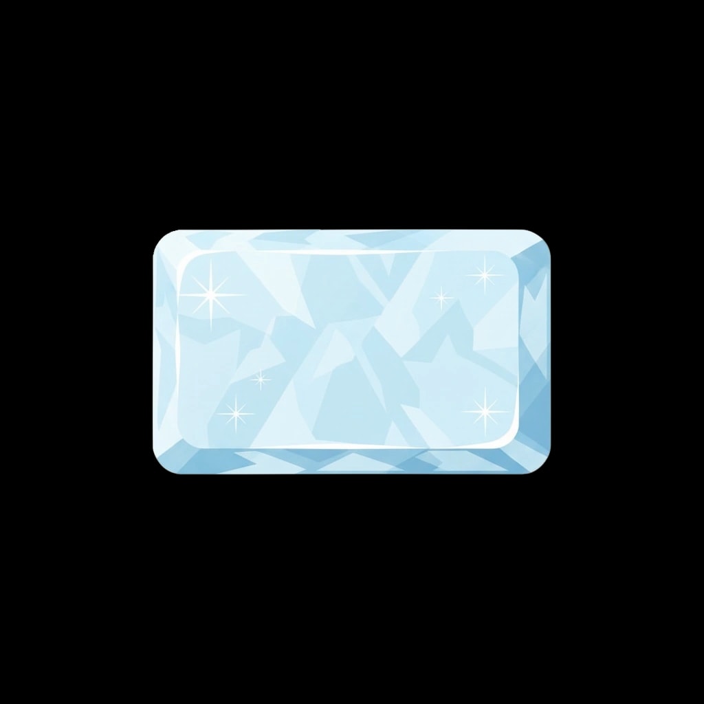 Shimmering Ice Card