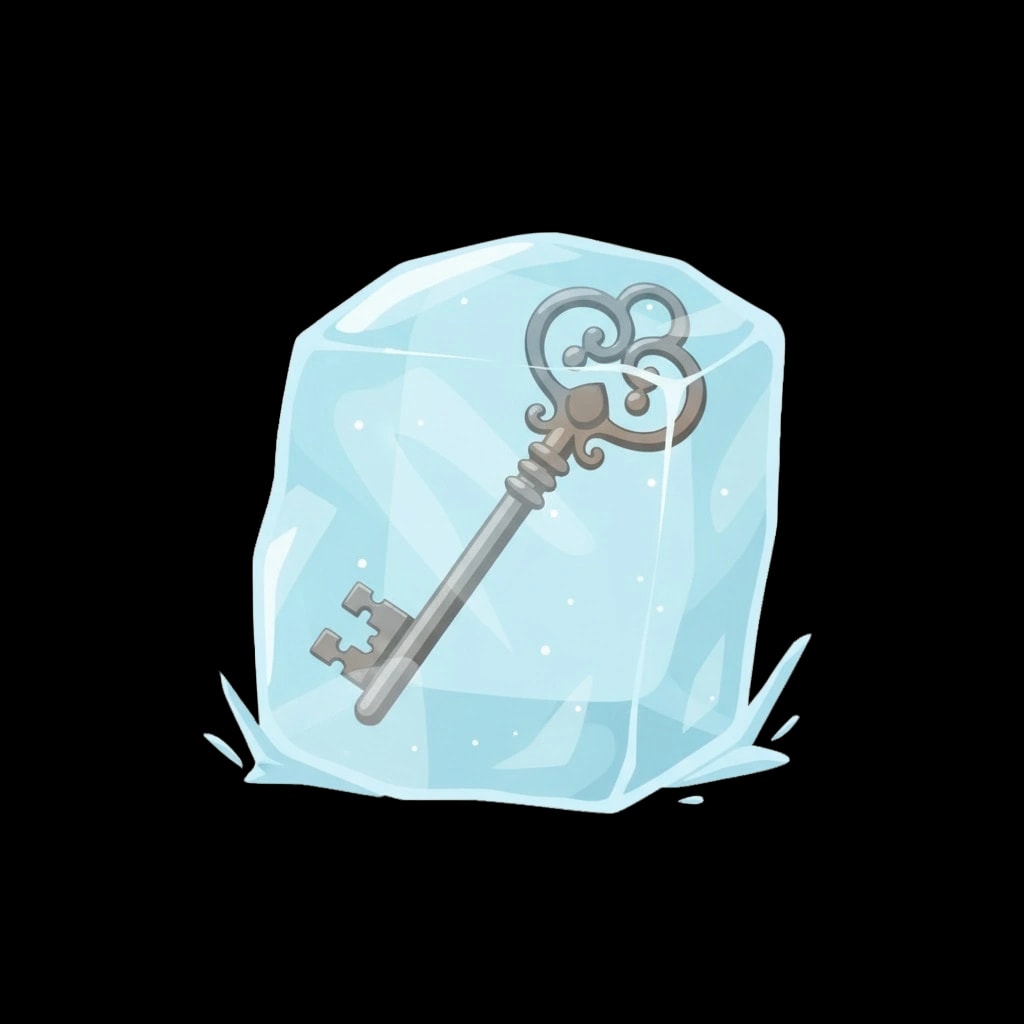 Frozen Key Icon