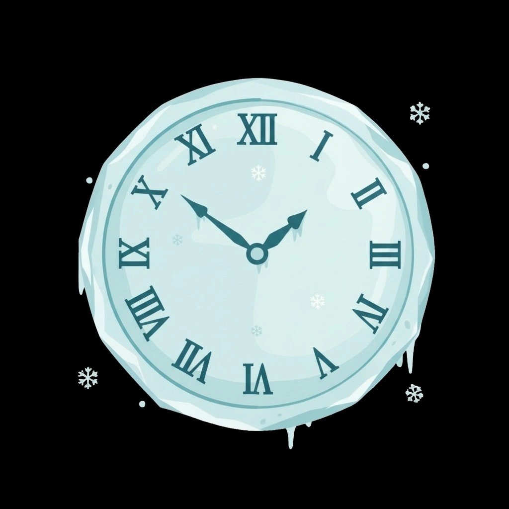 Frozen Clock Icon