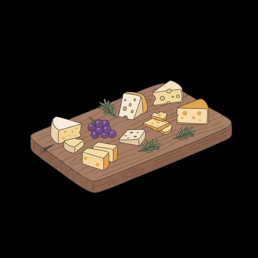 Rustic Cheese Board