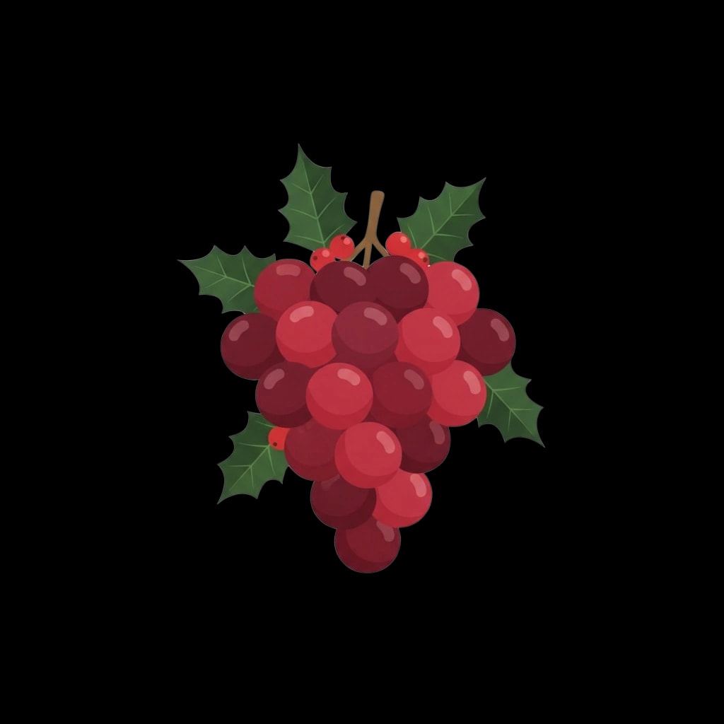 Festive Grape Cluster