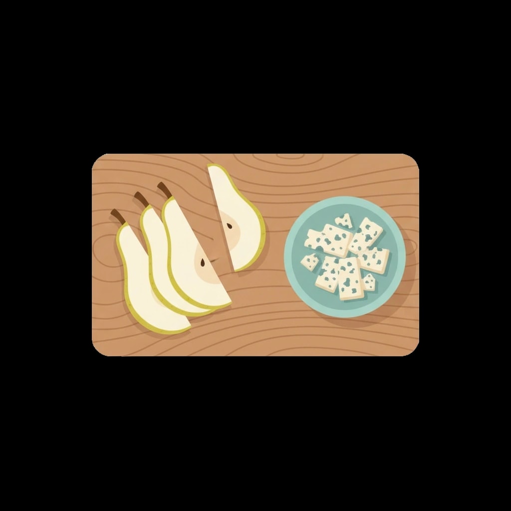 Pear and Blue Cheese