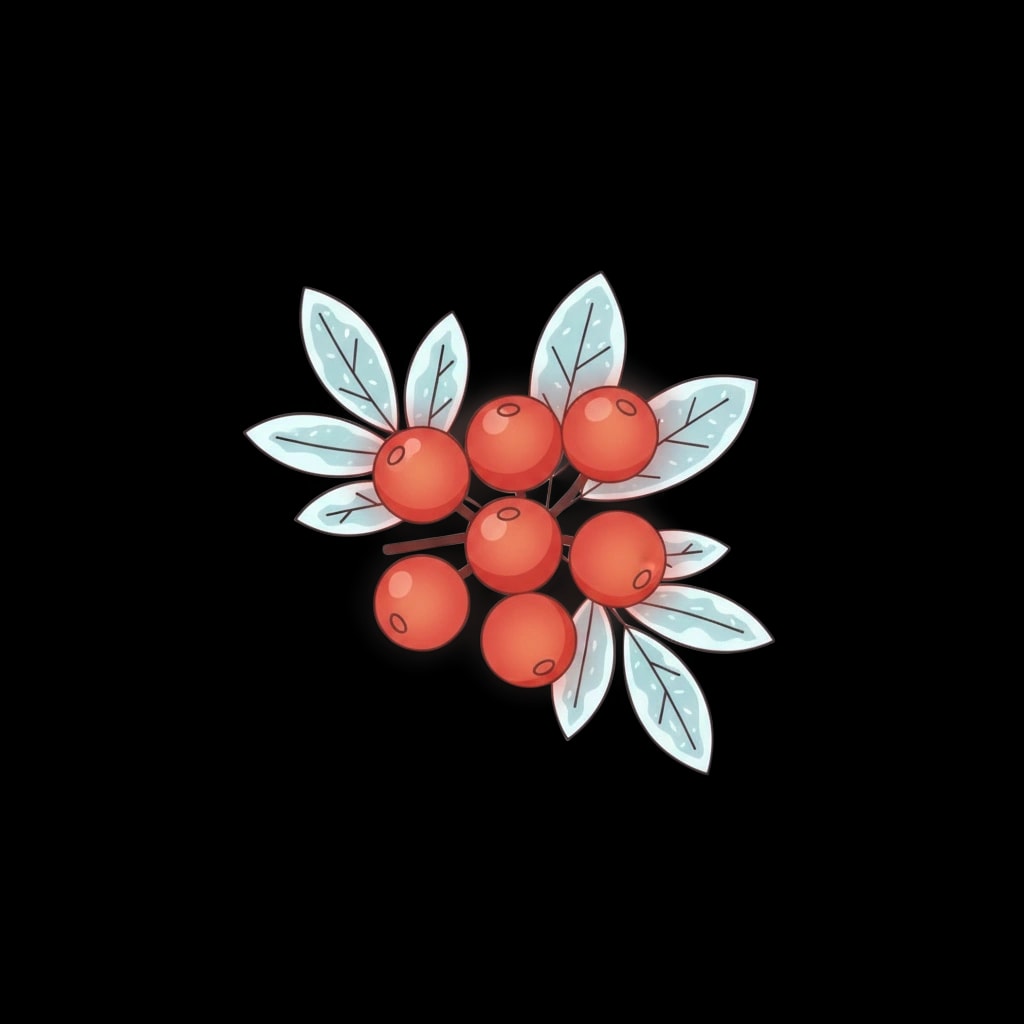 Glowing Winter Berries