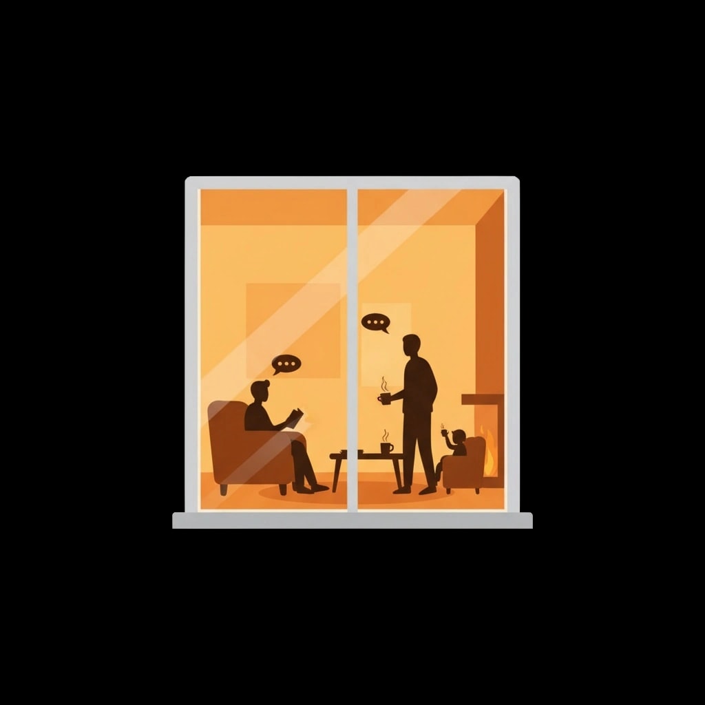 Cozy Window Silhouette