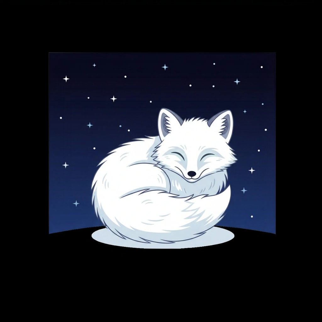 Starry Fox Slumber