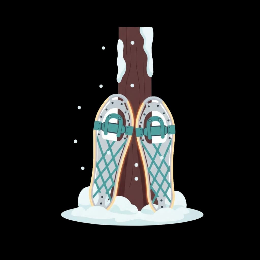 Illuminated Snowshoes