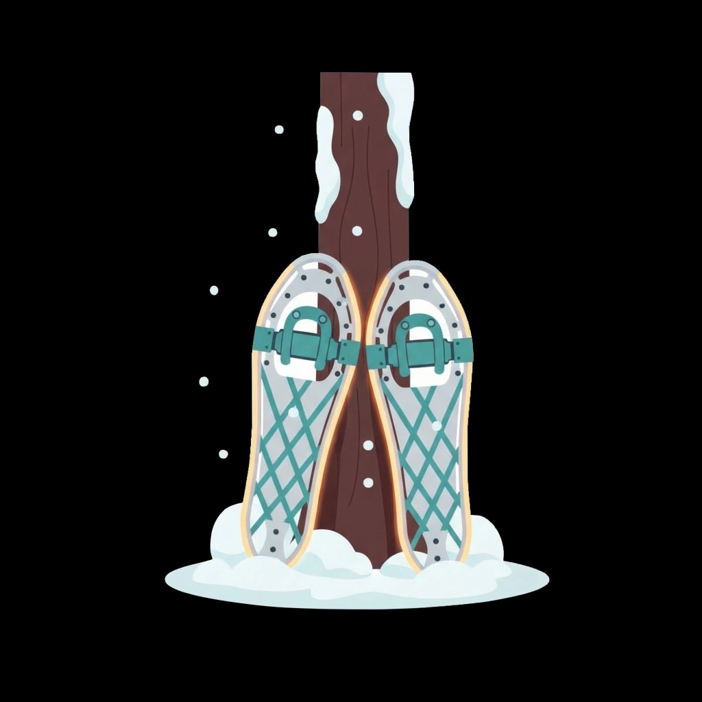 Illuminated Snowshoes