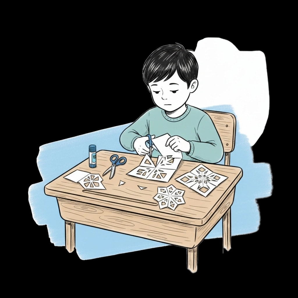 Paper Snowflake Craft