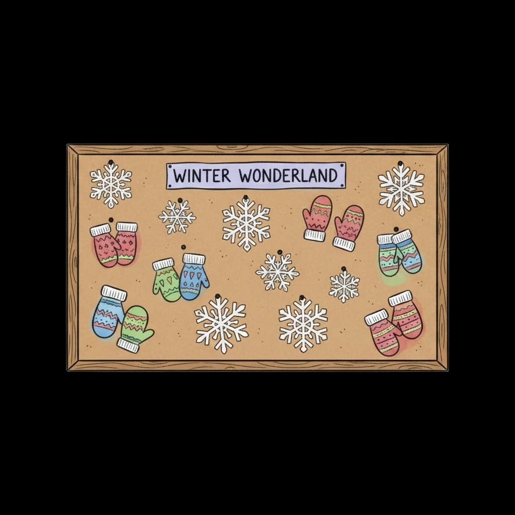 Winter Bulletin Board