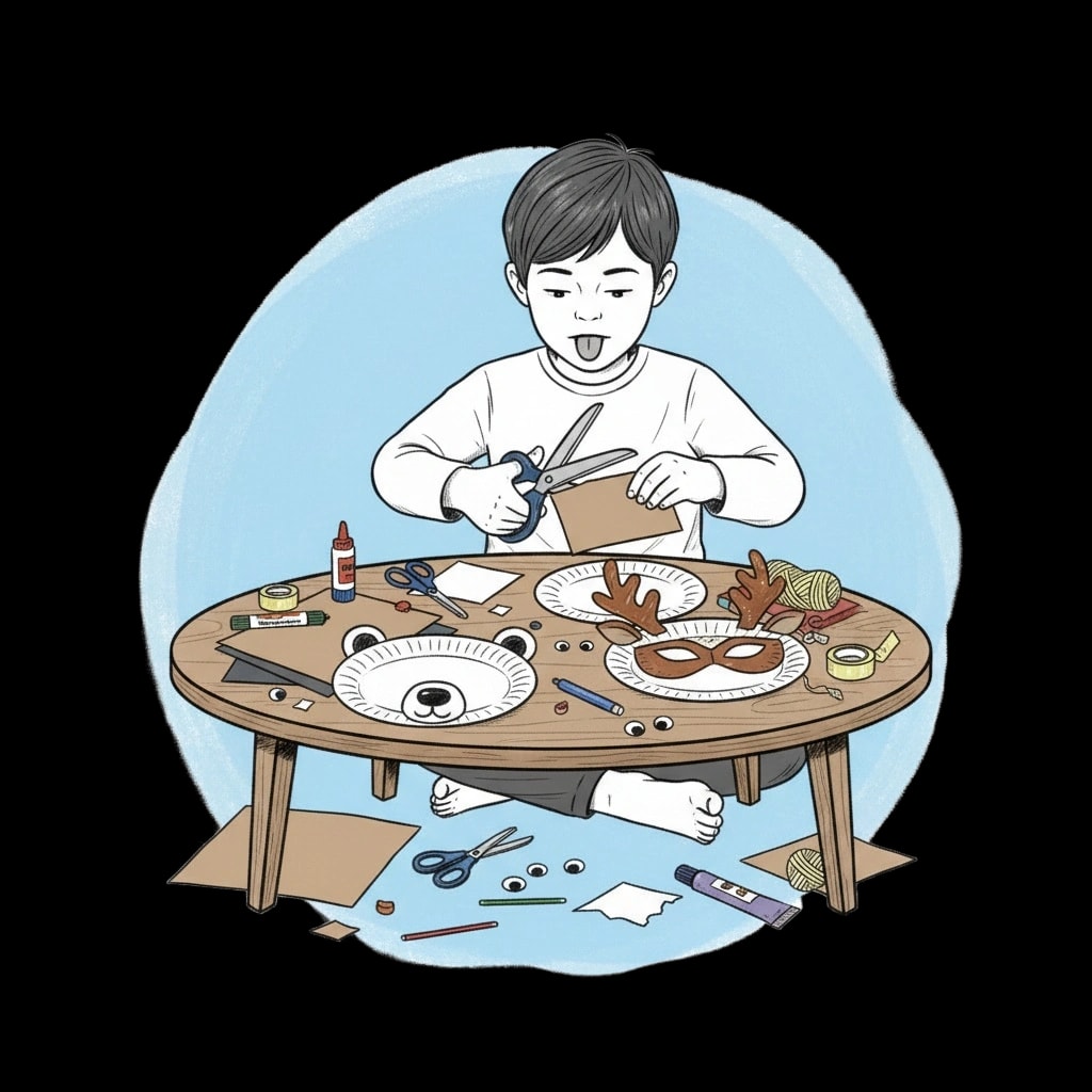 Winter Animal Mask Craft