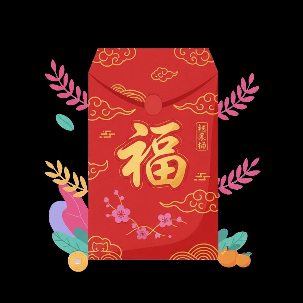 Golden 'Fu' Red Envelope