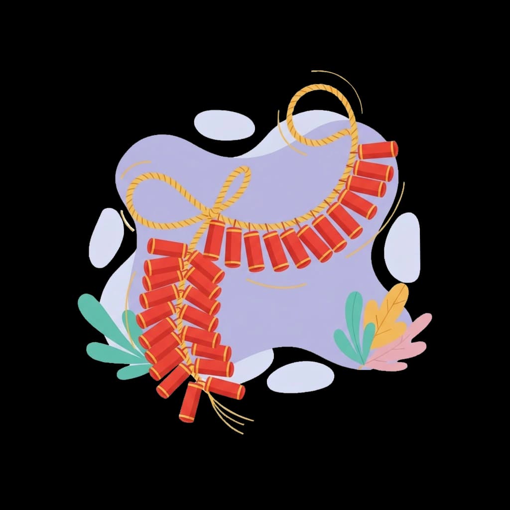 Festive Firecracker String