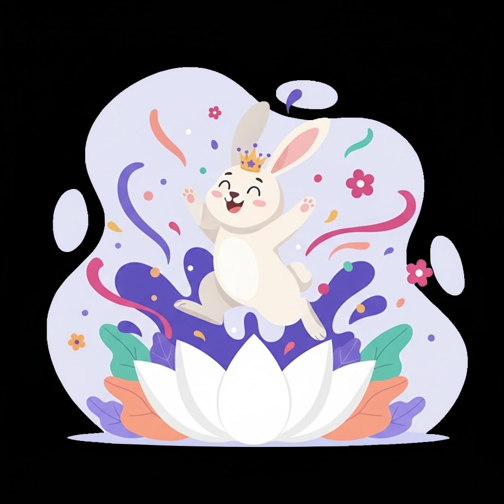 Joyful Zodiac Rabbit