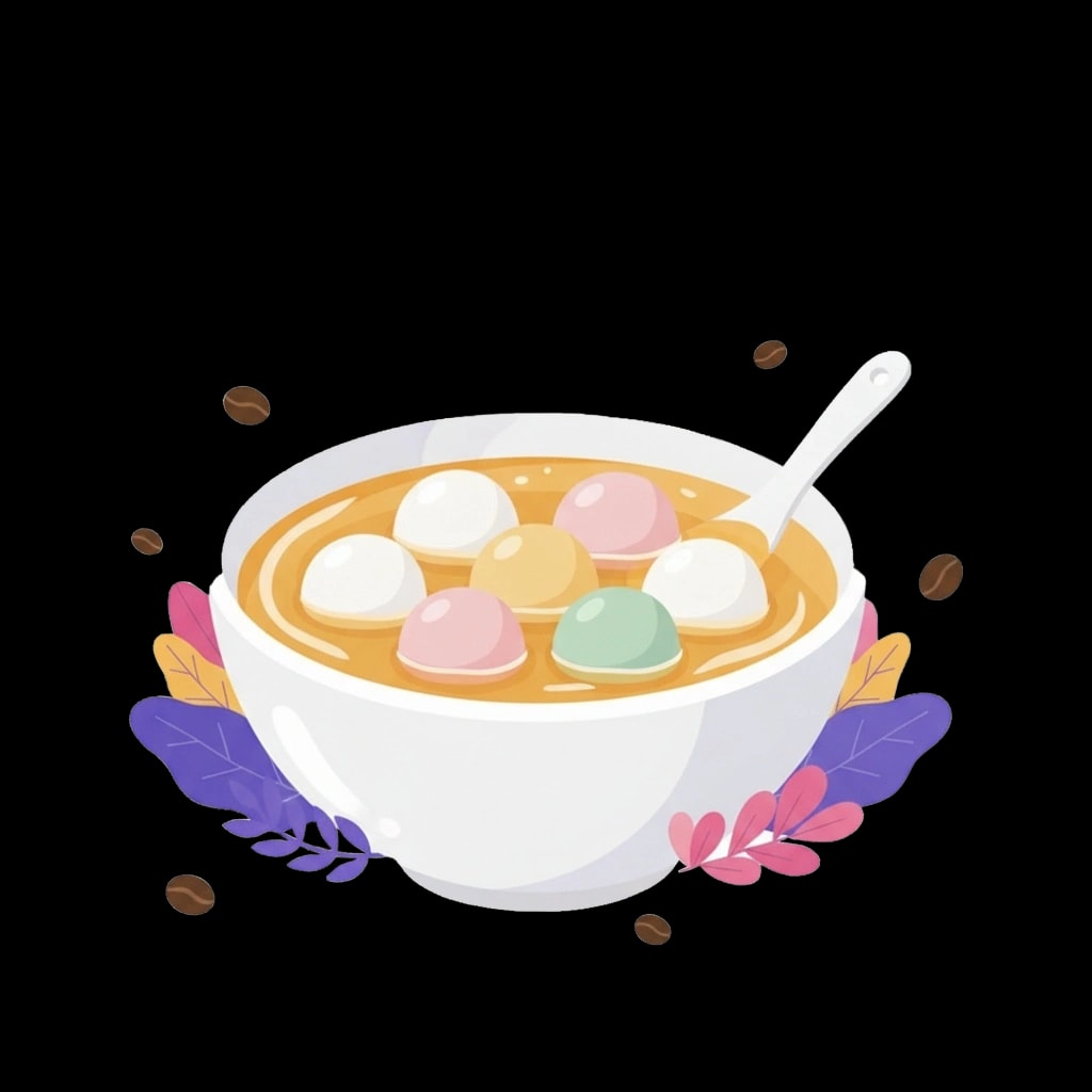 Sweet Tangyuan Bowl
