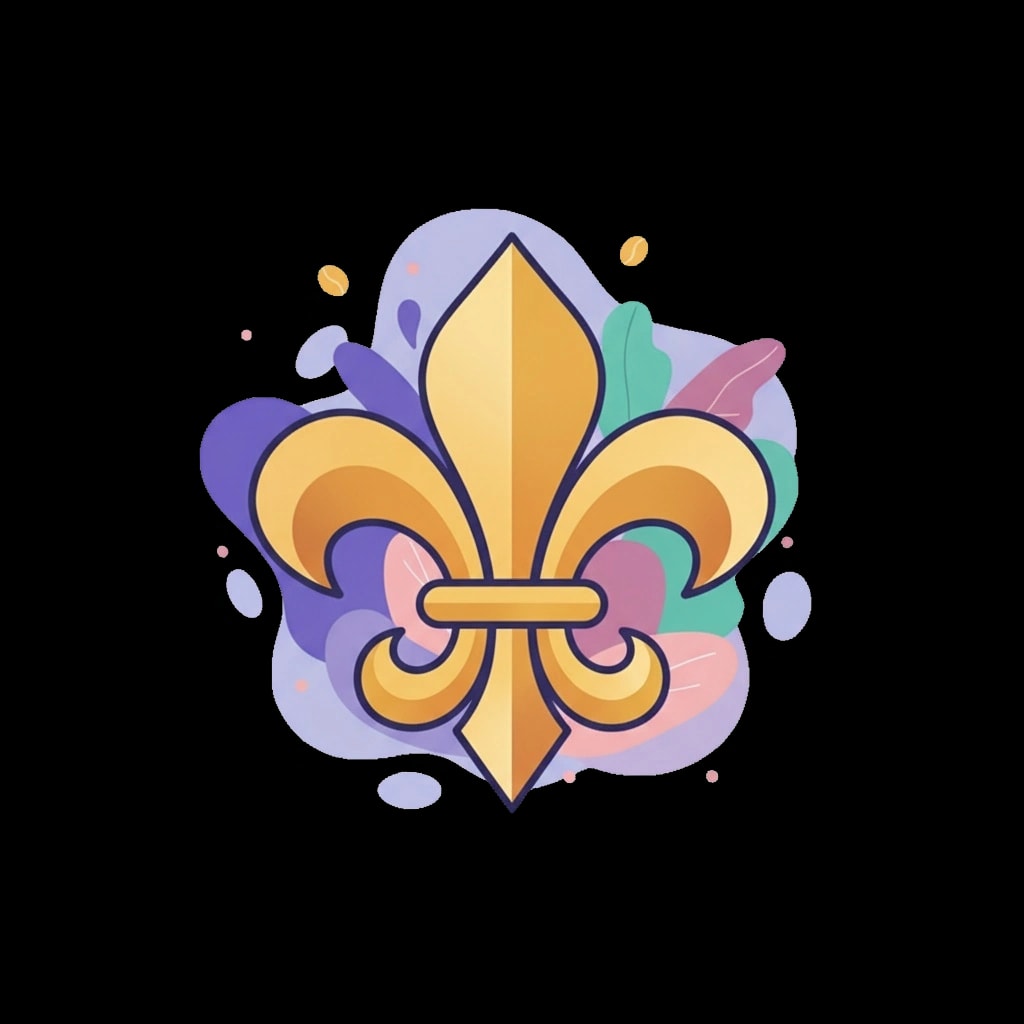 Golden Fleur-de-lis