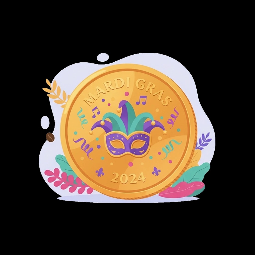 Golden Doubloon Coin