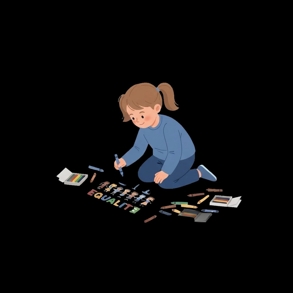 Child's Equality Drawing