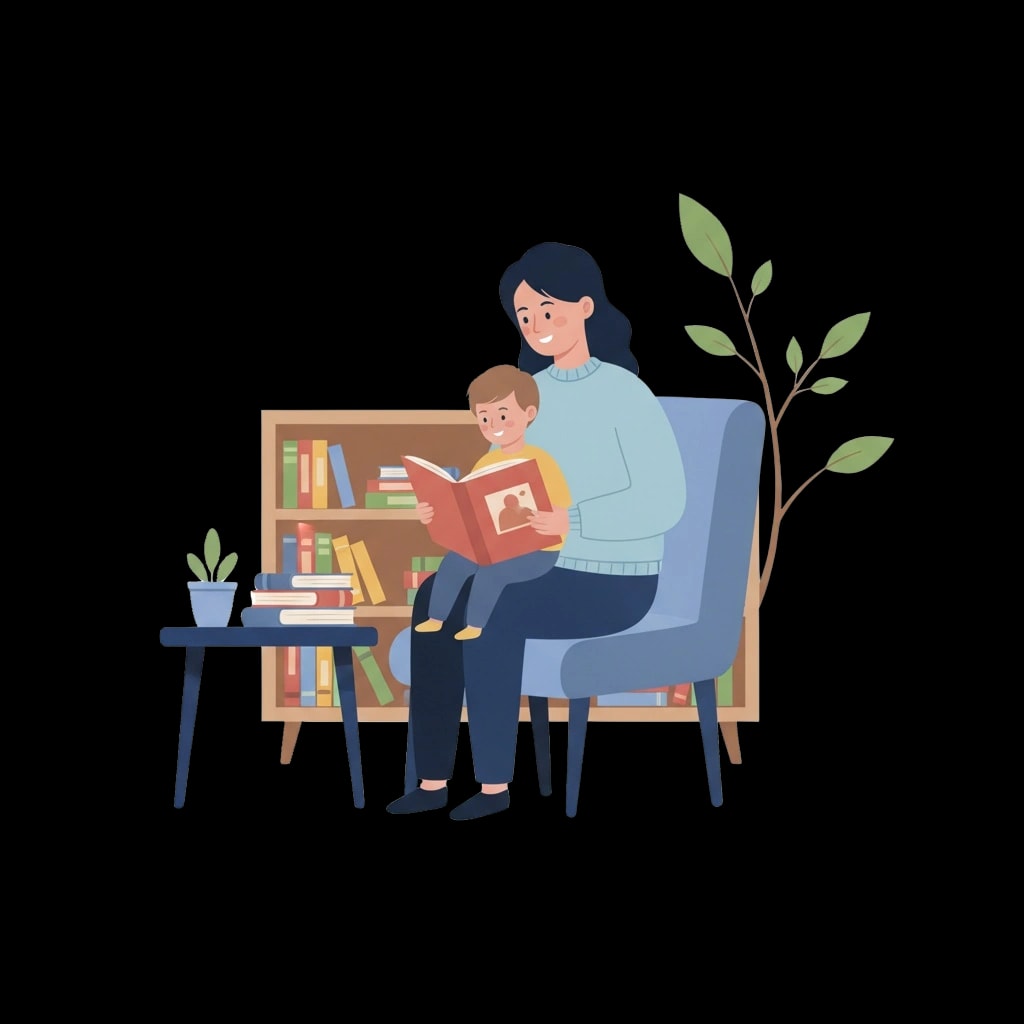 Mentor Reading to Child