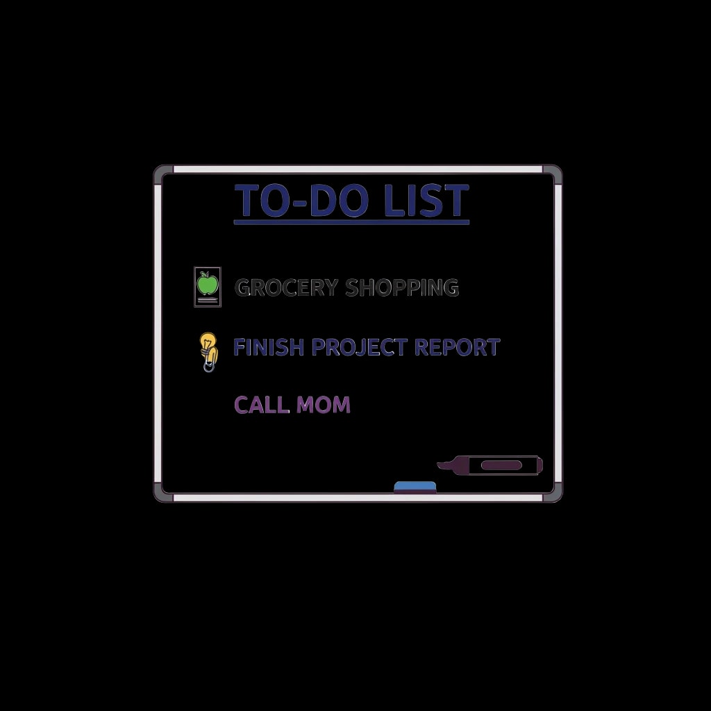 Whiteboard To-Do List