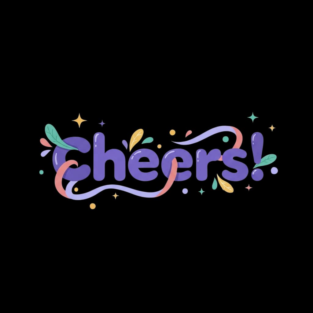 Cheers Text