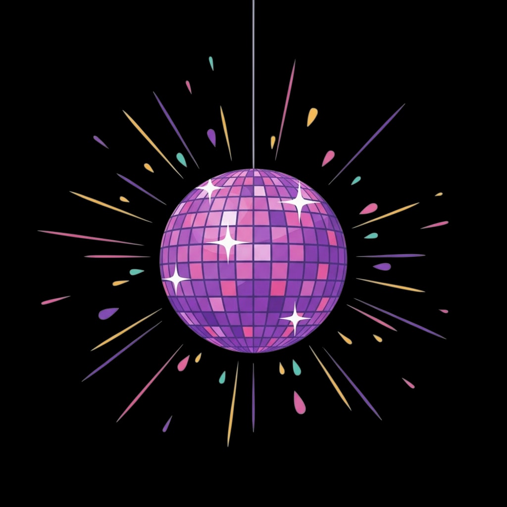 Shimmering Disco Ball