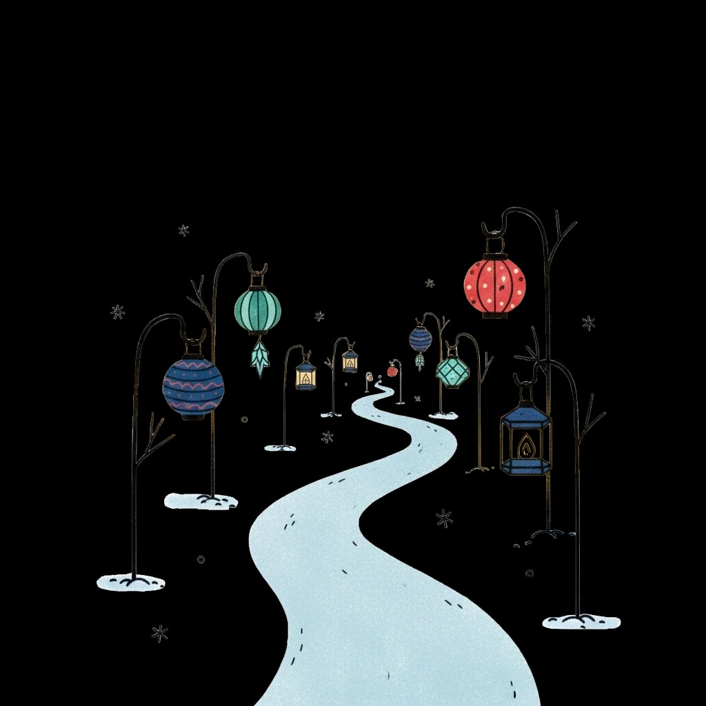 Lantern-Lit Path