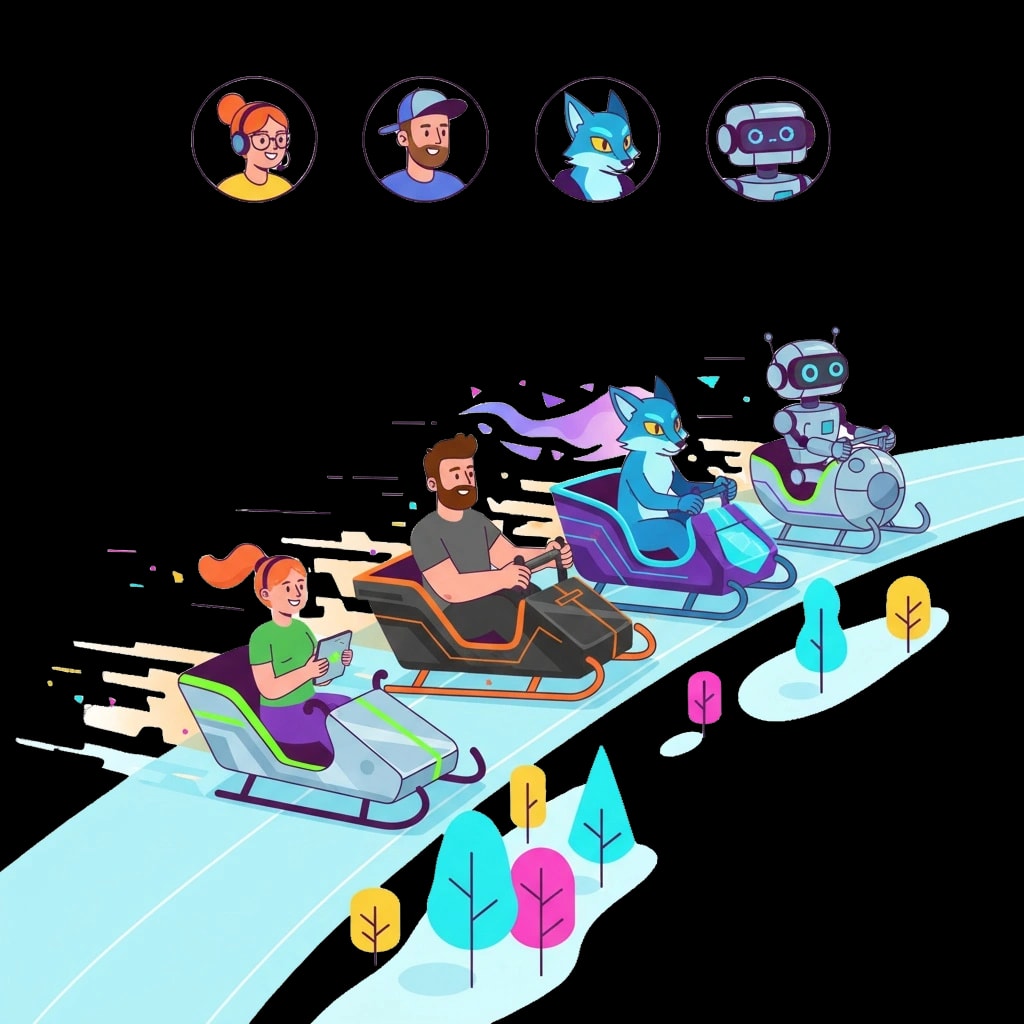 Digital Sleigh Race