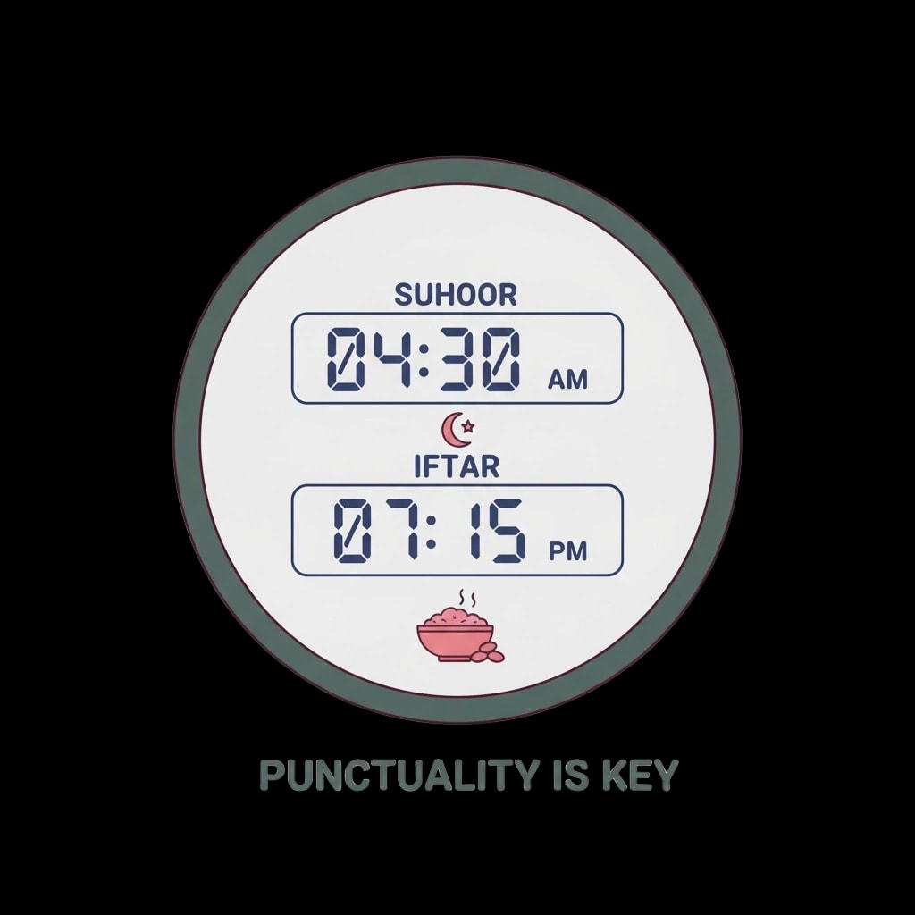 Ramadan Fasting Clock