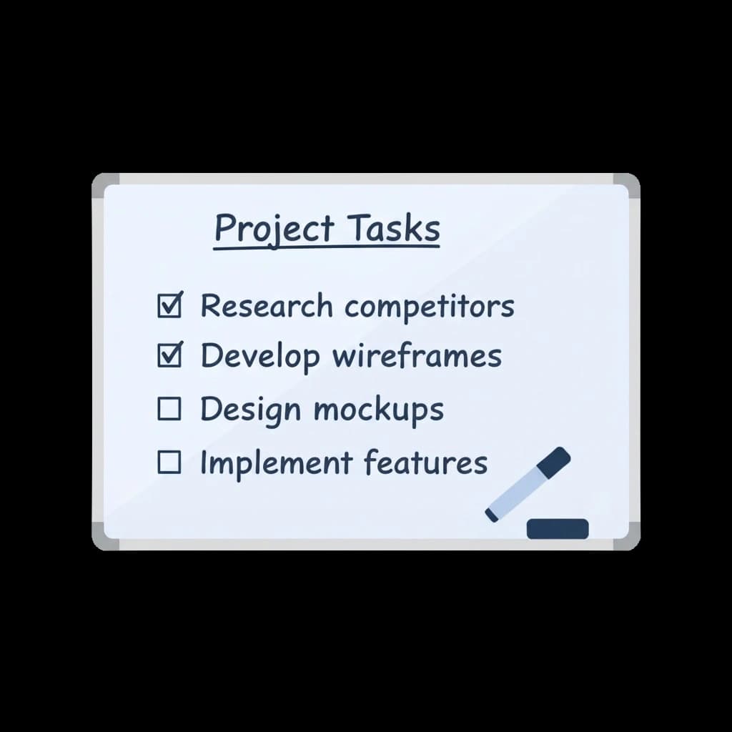 Completed Task Board