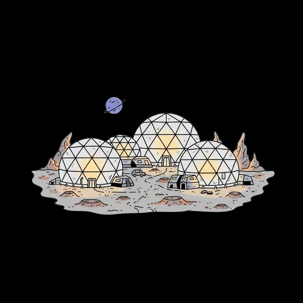 Martian Dome Colony