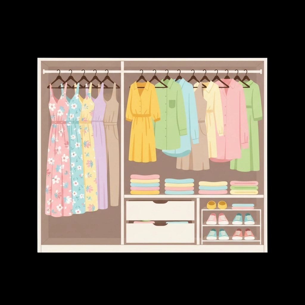 Organized Spring Wardrobe