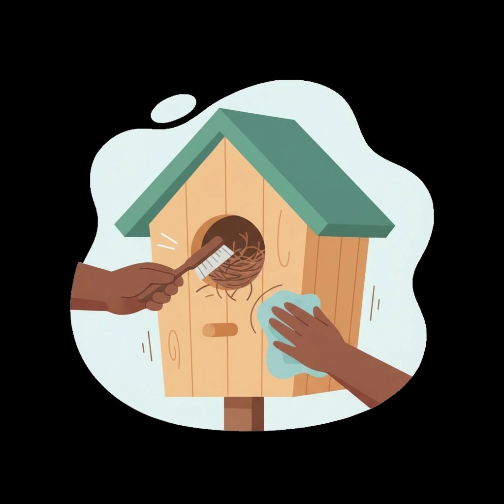 Cleaning the Birdhouse