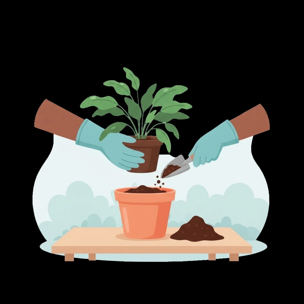 Houseplant Repotting