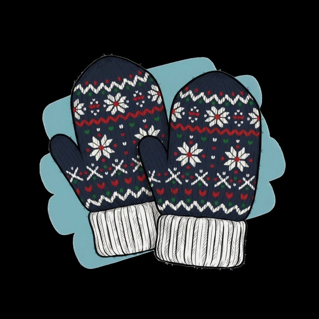 Cozy Knitted Mittens