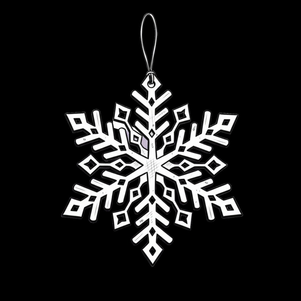 Intricate Snowflake Ornament